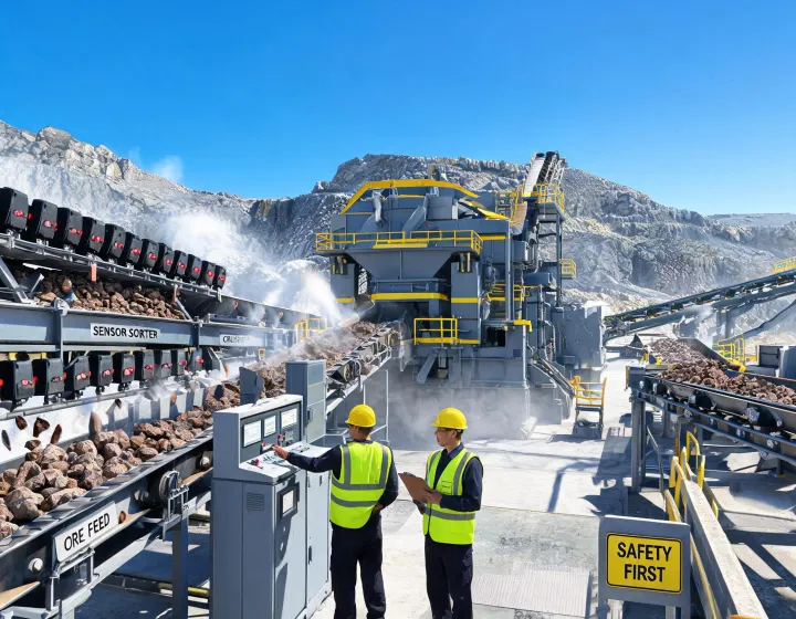 Steinert mining equipment in operation